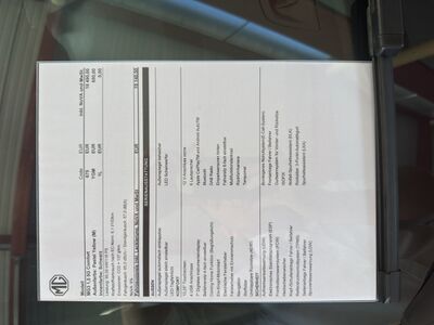 MG MG3 Tageszulassung MG MG3 Tageszulassung