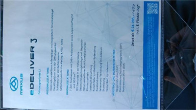 Maxus eDELIVER 3 Neuwagen