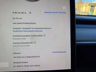 Tesla Model 3 Gebrauchtwagen Tesla Model 3 Gebrauchtwagen