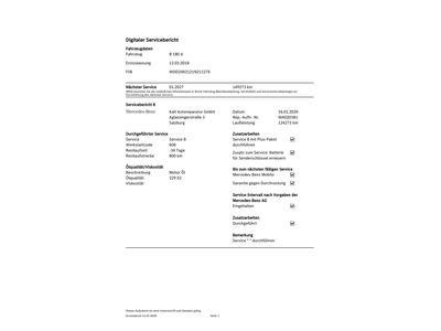 Mercedes-Benz B-Klasse Gebrauchtwagen