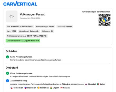 VW Passat Gebrauchtwagen
