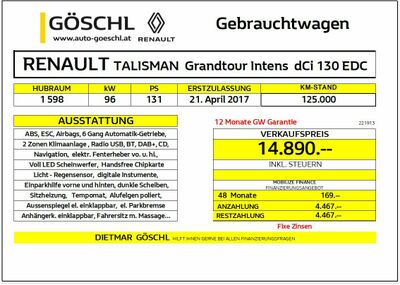 Renault Talisman Gebrauchtwagen