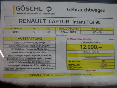 Renault Captur Gebrauchtwagen