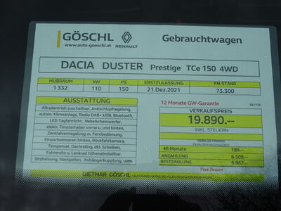 Dacia Duster Gebrauchtwagen Dacia Duster Gebrauchtwagen