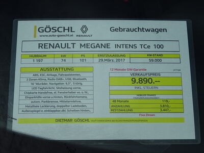 Renault Mégane Gebrauchtwagen Renault Mégane Gebrauchtwagen