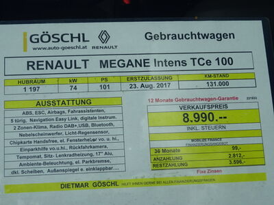 Renault Mégane Gebrauchtwagen Renault Mégane Gebrauchtwagen