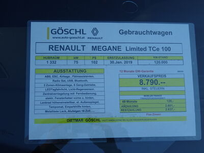 Renault Mégane Gebrauchtwagen Renault Mégane Gebrauchtwagen