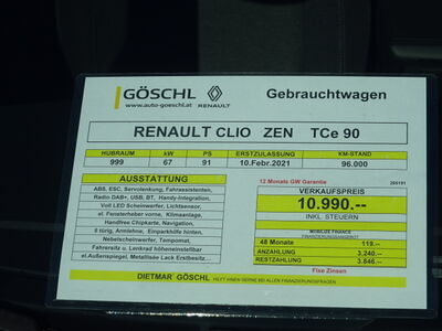Renault Clio Gebrauchtwagen Renault Clio Gebrauchtwagen