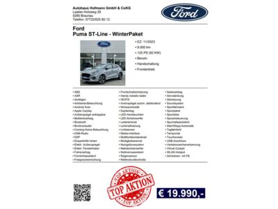 Ford Puma Gebrauchtwagen Ford Puma Gebrauchtwagen