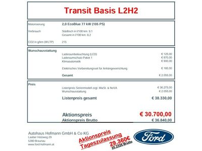 Ford Transit Tageszulassung Ford Transit Tageszulassung