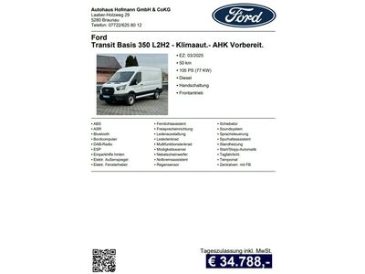 Ford Transit Tageszulassung