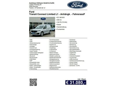 Ford Transit Connect Vorführwagen
