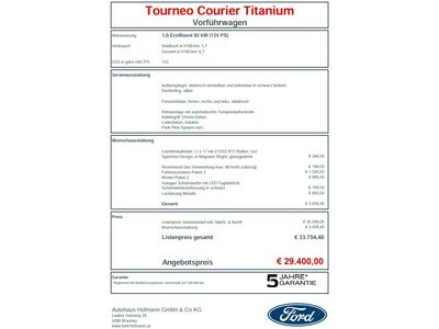 Ford Tourneo Courier Vorführwagen Ford Tourneo Courier Vorführwagen