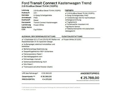 Ford Transit Connect Neuwagen