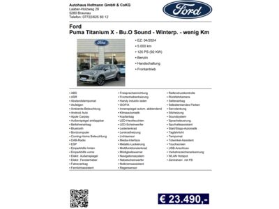 Ford Puma Gebrauchtwagen