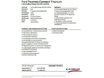 Ford Tourneo Connect Neuwagen Ford Tourneo Connect Neuwagen