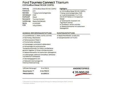 Ford Tourneo Connect Tageszulassung