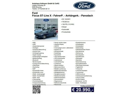 Ford Focus Gebrauchtwagen Ford Focus Gebrauchtwagen