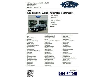 Ford Kuga Gebrauchtwagen Ford Kuga Gebrauchtwagen