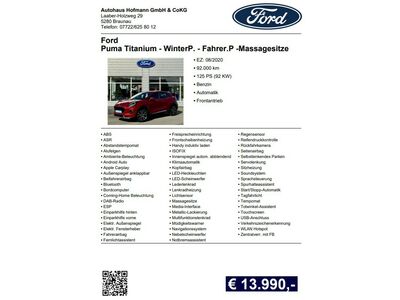 Ford Puma Gebrauchtwagen Ford Puma Gebrauchtwagen