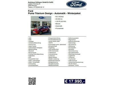 Ford Puma Gebrauchtwagen