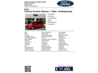 Ford Tourneo Connect Gebrauchtwagen Ford Tourneo Connect Gebrauchtwagen