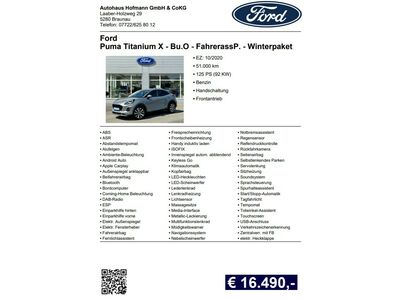 Ford Puma Gebrauchtwagen Ford Puma Gebrauchtwagen