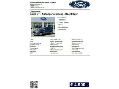 Chevrolet Cruze Gebrauchtwagen