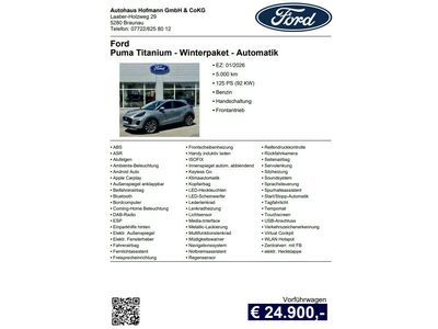Ford Puma Vorführwagen