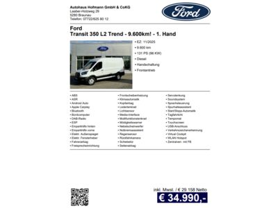 Ford Transit Gebrauchtwagen