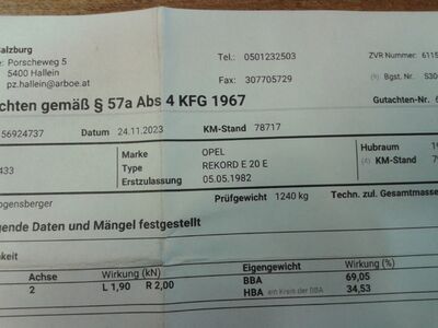 Opel Rekord Oldtimer