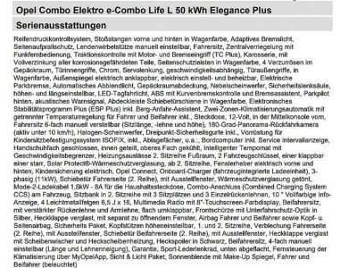 Opel Combo Vorführwagen