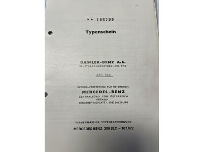 Mercedes-Benz SLC Oldtimer Mercedes-Benz SLC Oldtimer