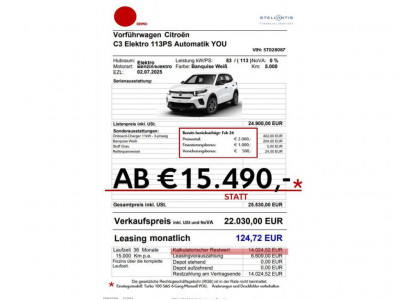 Citroën C3 Vorführwagen