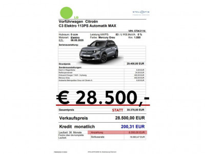 Citroën C3 Gebrauchtwagen Citroën C3 Gebrauchtwagen