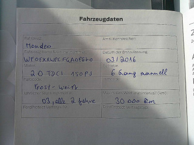Ford Mondeo Gebrauchtwagen