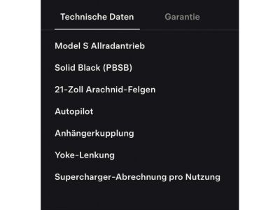 Tesla Model S Gebrauchtwagen