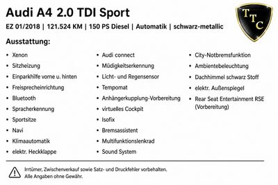 Audi A4 Gebrauchtwagen
