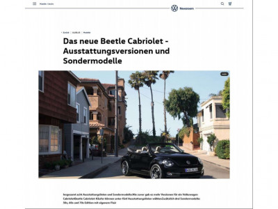 VW Beetle Gebrauchtwagen