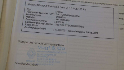 Renault Express Gebrauchtwagen Renault Express Gebrauchtwagen