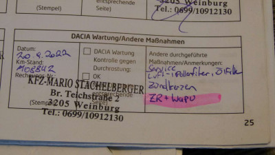 Dacia Lodgy Gebrauchtwagen