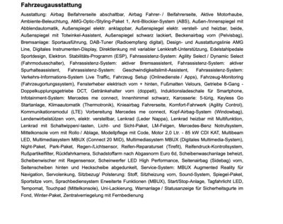 Mercedes-Benz A-Klasse Gebrauchtwagen Mercedes-Benz A-Klasse Gebrauchtwagen