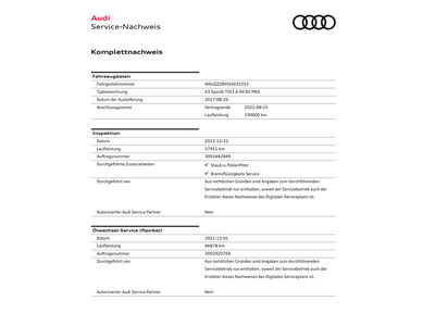 Audi A3 Gebrauchtwagen