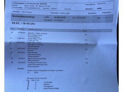 Dacia Duster Gebrauchtwagen