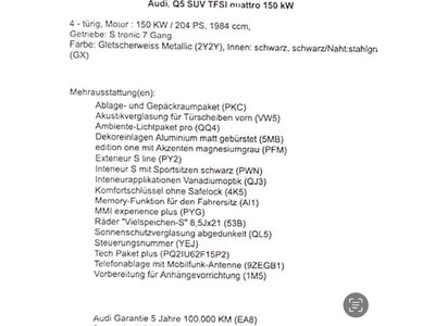 Audi Q5 Gebrauchtwagen Audi Q5 Gebrauchtwagen