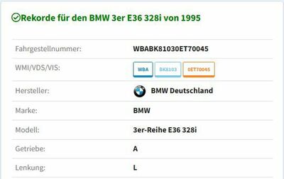 BMW 3er Oldtimer