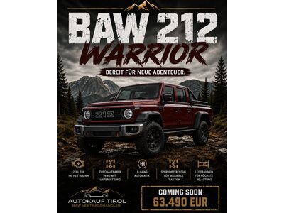 BAW 212 Neuwagen BAW 212 Neuwagen