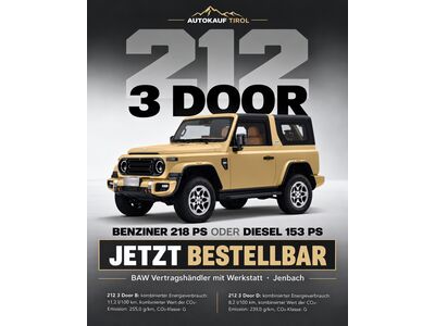 BAW 212 Neuwagen BAW 212 Neuwagen