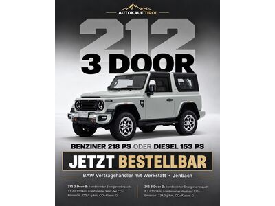 BAW 212 Neuwagen BAW 212 Neuwagen