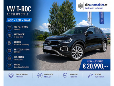 VW T-Roc Gebrauchtwagen VW T-Roc Gebrauchtwagen